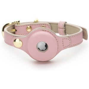 Nina Woof Cupertino Dog Collar, Pink, Small: 12 to 15-in neck, 0.79-in wide