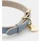Show in main carousel: Nina Woof Cupertino Dog Collar, Blue, Small: 12 to 15-in neck, 0.79-in wide slide 5 of 9