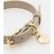 Show in main carousel: Nina Woof Cupertino Dog Collar, Beige, X-Small: 9 to 12-in neck, 0.79-in wide slide 5 of 9
