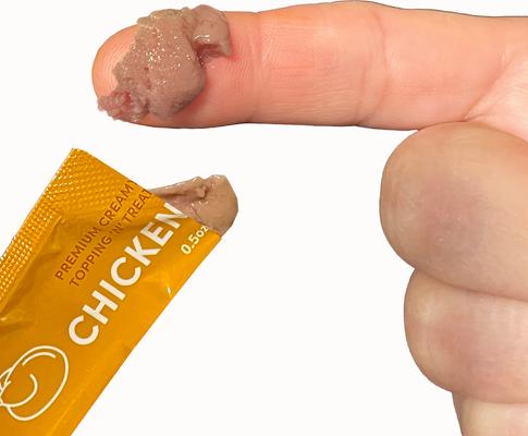 Show full view: Scoochie Pet Squeeze-Up Mixed Variety Pack Premium Creamy Salmon & Chicken Cat Lickable Treats, 0.5-oz tube, case of 16 slide 8 of 10