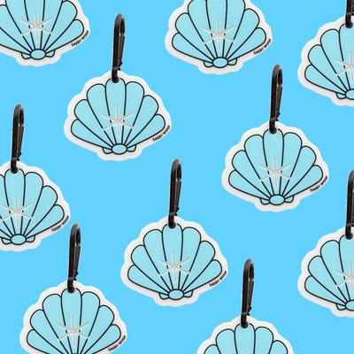 Show full view: Sassy Woof Potty Pal Dog Poop Bag Holder, Seashell slide 4 of 7