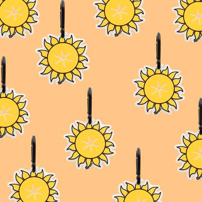 Show full view: Sassy Woof Potty Pal Dog Poop Bag Holder, Sun slide 3 of 6