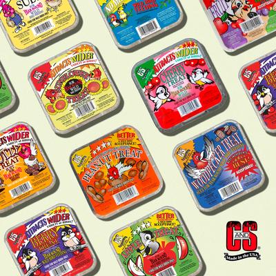 Show full view: C&S Sunflower Treat Suet Wild Bird Food, 11-oz pouch, case of 12 slide 7 of 11