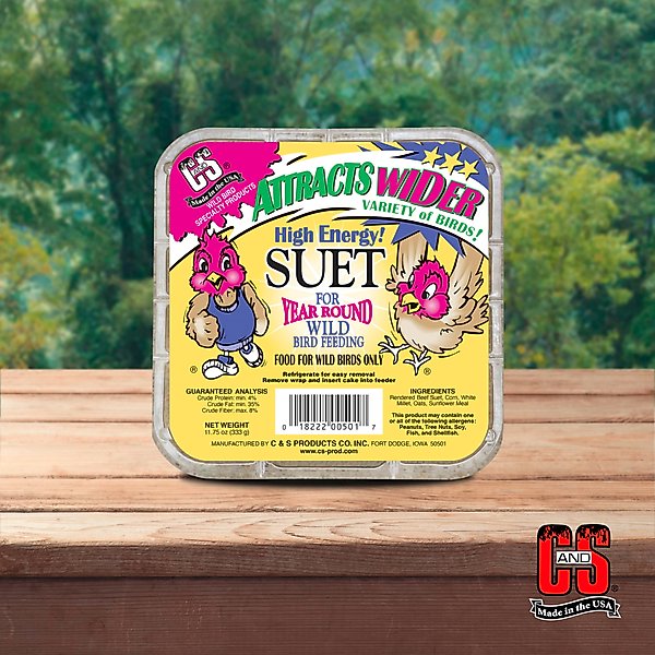 Show full view: C&S High Energy Suet Wild Bird Food, case of 8 slide 8 of 13