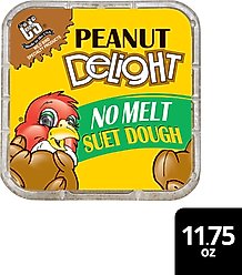 C&S Peanut Delight No Melt Suet Dough Wild Bird Food, 11.75-oz tray, 1 count slide 2 of 9