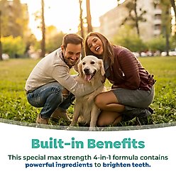 TropiClean Fresh Breath Max Strength Dental Water Additive for Dogs, 33.8-fl oz bottle slide 2 of 9