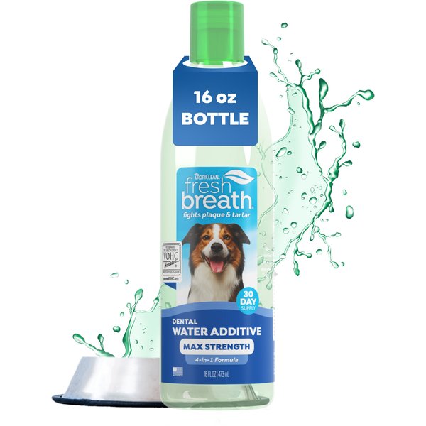 TropiClean Fresh Breath Water Additive + Plus Endurance