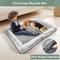 Show in main carousel: LovMor Memory Foam Orthopedic Sofa Dog Bed with Removable Cover, Grey, 44-in slide 5 of 8