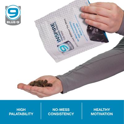 Show full view: Blue-9 Pet Products Inspire Dog Training Treats, 4-oz bag, 2 count slide 7 of 7