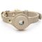 Show in main carousel: Nina Woof Cupertino Dog Collar, Beige, X-Small: 9 to 12-in neck, 0.79-in wide slide 1 of 9