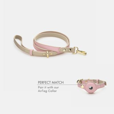 Show full view: Nina Woof Cupertino Dog Leash, Pink, 4-ft long, 1-in wide slide 4 of 8