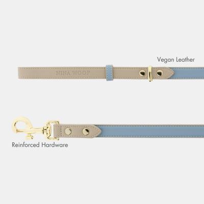Show full view: Nina Woof Cupertino Dog Leash, Blue, 4-ft long, 1-in wide slide 2 of 9