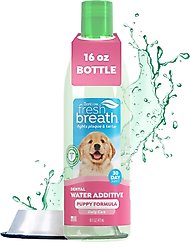 TropiClean Fresh Breath Dental Water Additive for Puppies, 16-fl oz bottle