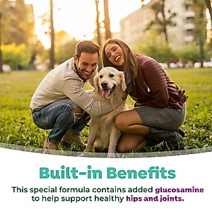 TropiClean Fresh Breath Dental Water Additive for Dogs Plus Hip & Joint, 33.8-fl oz bottle