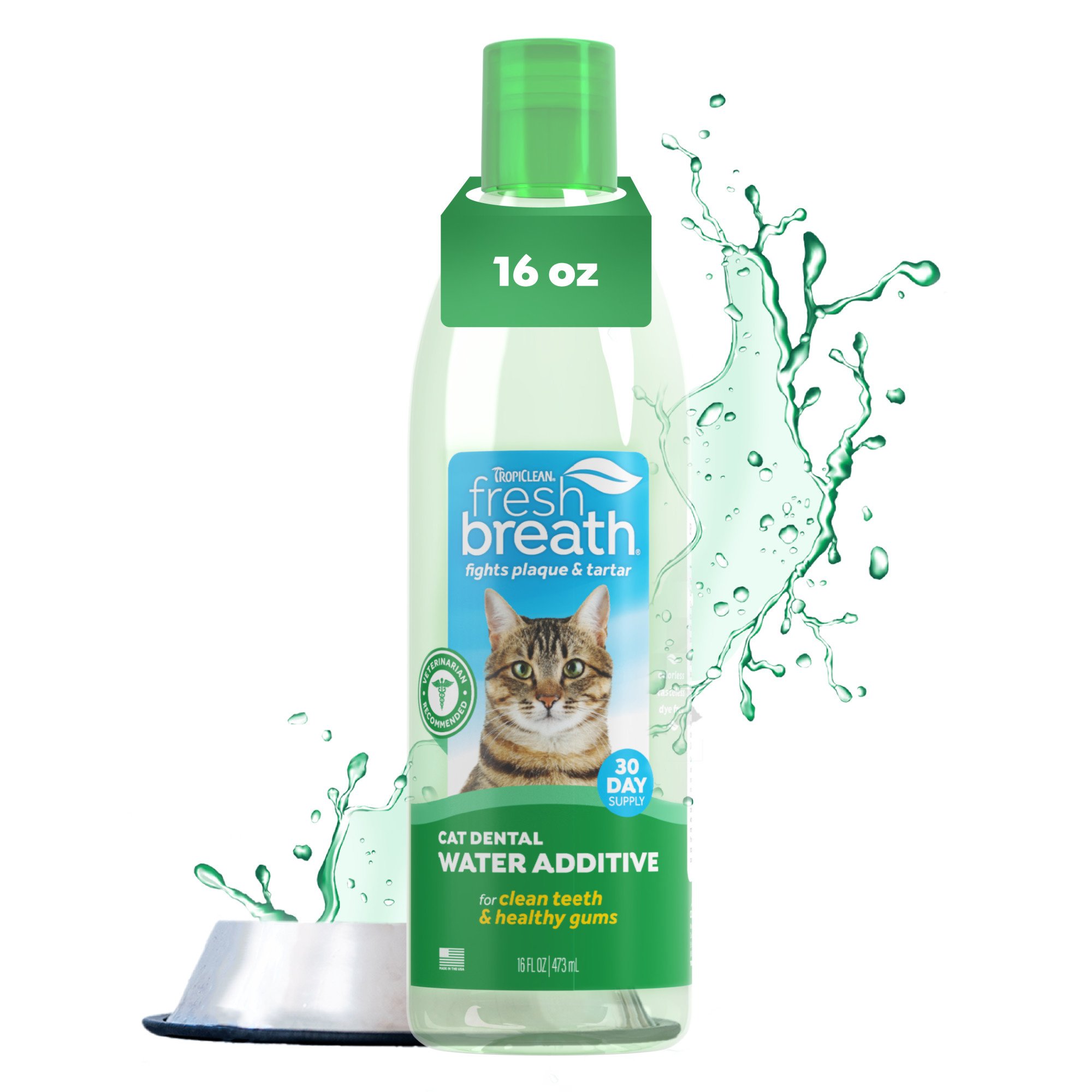 Fresh Breath Dental Water Additive for Cats