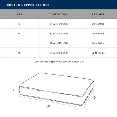 Show full view: Carolina Pet Brutus Tough Chew Resistant Napper Dog Bed, Gray, Small slide 9 of 10