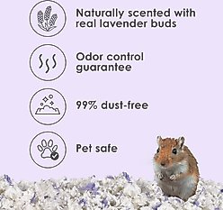 Kaytee Clean & Cozy Scented Small Animal Bedding, Lavender, 49.2-L slide 2 of 9