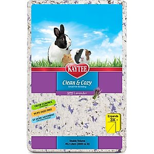 Kaytee Clean & Cozy Scented Small Animal Bedding, Lavender, 49.2-L