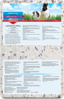 Show full view: Kaytee Clean & Cozy Scented Small Animal Bedding, Lavender, 49.2-L slide 9 of 16