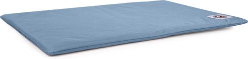 Show full view: Carolina Pet Brutus Tough Chew Resistant Comfort Mat Dog Bed, Blue, Small slide 2 of 9