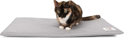 Show full view: Carolina Pet Brutus Tough Chew Resistant Comfort Mat Dog Bed, Gray, Small slide 5 of 10