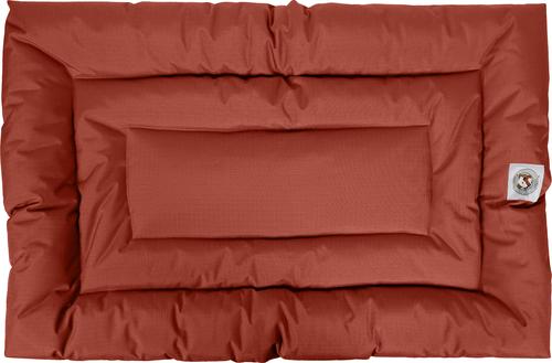 Show full view: Carolina Pet Brutus Tough Chew Resistant Comfort Cushion Dog Bed, Red, Large slide 4 of 8