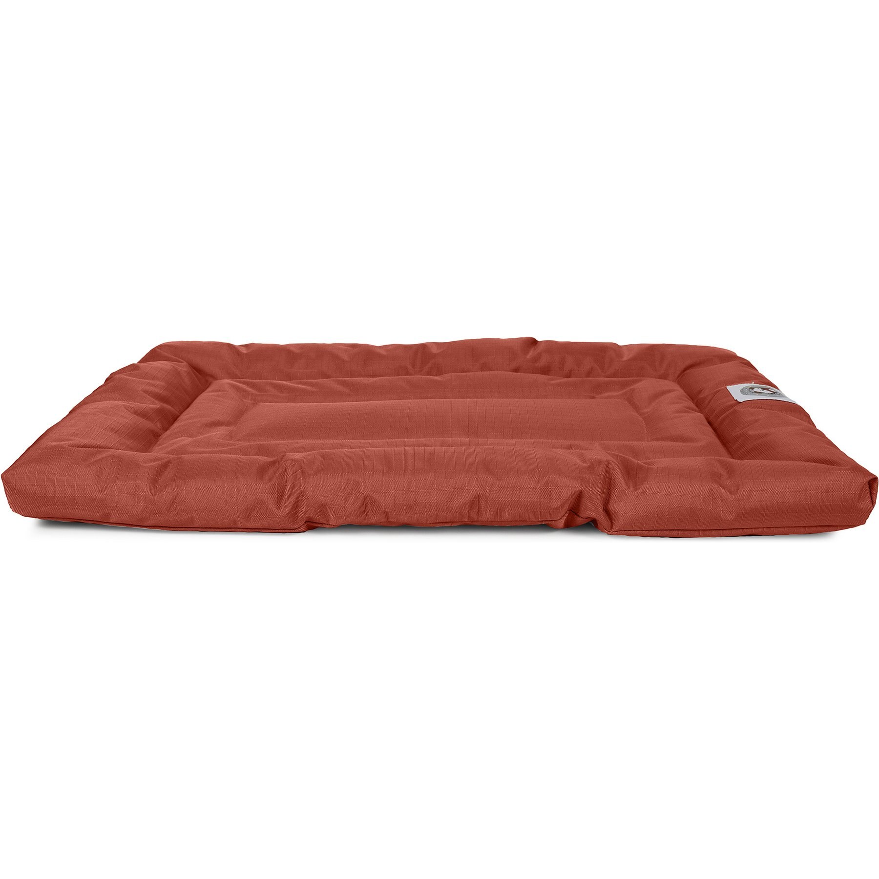 Carolina Pet Brutus Tough Chew Resistant Comfort Cushion Dog Bed, Red, Small