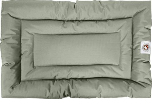 Show full view: Carolina Pet Brutus Tough Chew Resistant Comfort Cushion Dog Bed, Green, Small slide 4 of 8