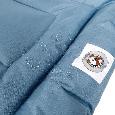 Show full view: Carolina Pet Brutus Tough Chew Resistant Comfort Cushion Dog Bed, Blue, X-Large slide 6 of 9