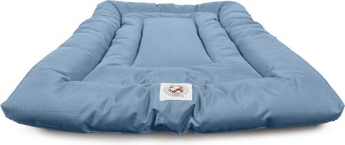 Show full view: Carolina Pet Brutus Tough Chew Resistant Comfort Cushion Dog Bed, Blue, X-Large slide 4 of 9