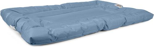 Show full view: Carolina Pet Brutus Tough Chew Resistant Comfort Cushion Dog Bed, Blue, Large slide 2 of 8