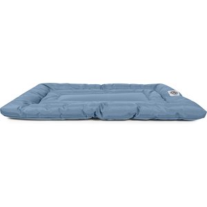 Carolina Pet Brutus Tough Chew Resistant Comfort Cushion Dog Bed, Blue, Large