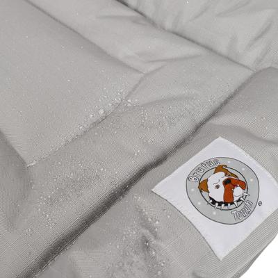 Show full view: Carolina Pet Brutus Tough Chew Resistant Comfort Cushion Dog Bed, Gray, Small slide 5 of 8