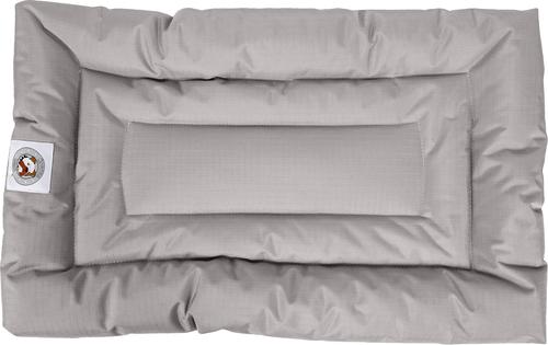 Show full view: Carolina Pet Brutus Tough Chew Resistant Comfort Cushion Dog Bed, Gray, Small slide 4 of 8