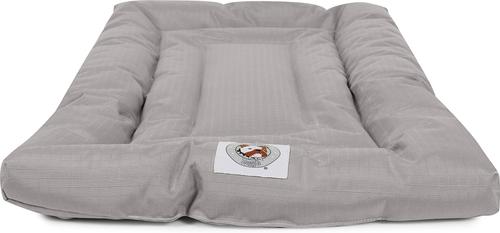 Show full view: Carolina Pet Brutus Tough Chew Resistant Comfort Cushion Dog Bed, Gray, Small slide 3 of 8