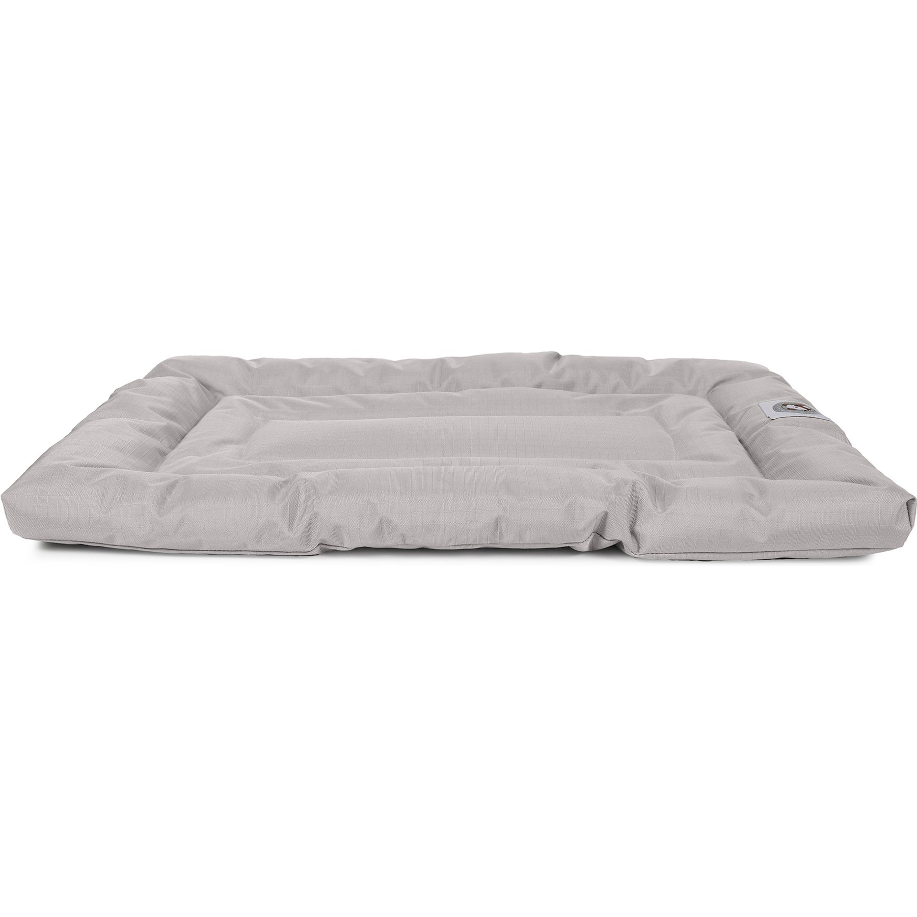 Carolina Pet Brutus Tough Chew Resistant Comfort Cushion Dog Bed, Gray, Small