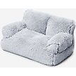 Show in main carousel: MewooFun Calming Dog & Cat Sofa Bed with Removable Cover, 26-in, Gray slide 1 of 7