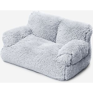 MewooFun Calming Dog & Cat Sofa Bed with Removable Cover, 26-in, Gray