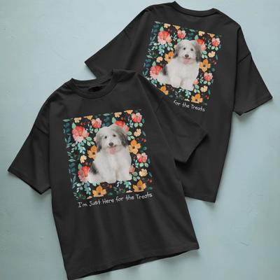 Show full view: Allisandro Pet Photo & Name Personalized Ultra-Soft T-Shirt, Black, Small slide 6 of 7