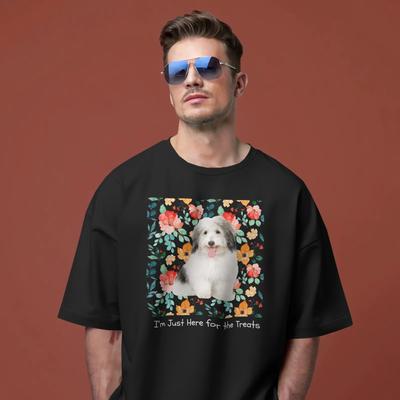 Show full view: Allisandro Pet Photo & Name Personalized Ultra-Soft T-Shirt, Black, Small slide 4 of 7