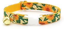 Made By Cleo Sunflowers Cat Collar