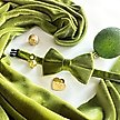 Show in main carousel: Made By Cleo Velvet Leaf Green Cat Collar slide 6 of 6