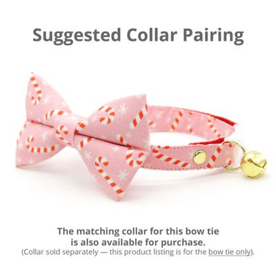 Show full view: Made By Cleo Candy Christmas Cat Bow Tie slide 3 of 3