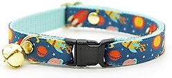 Made By Cleo Retro Rockets Cat Collar