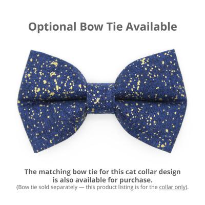 Show full view: Made By Cleo Starry Night Cat Collar slide 4 of 4