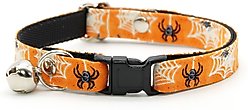 Made By Cleo Spooky Spiderwebs Cat Collar