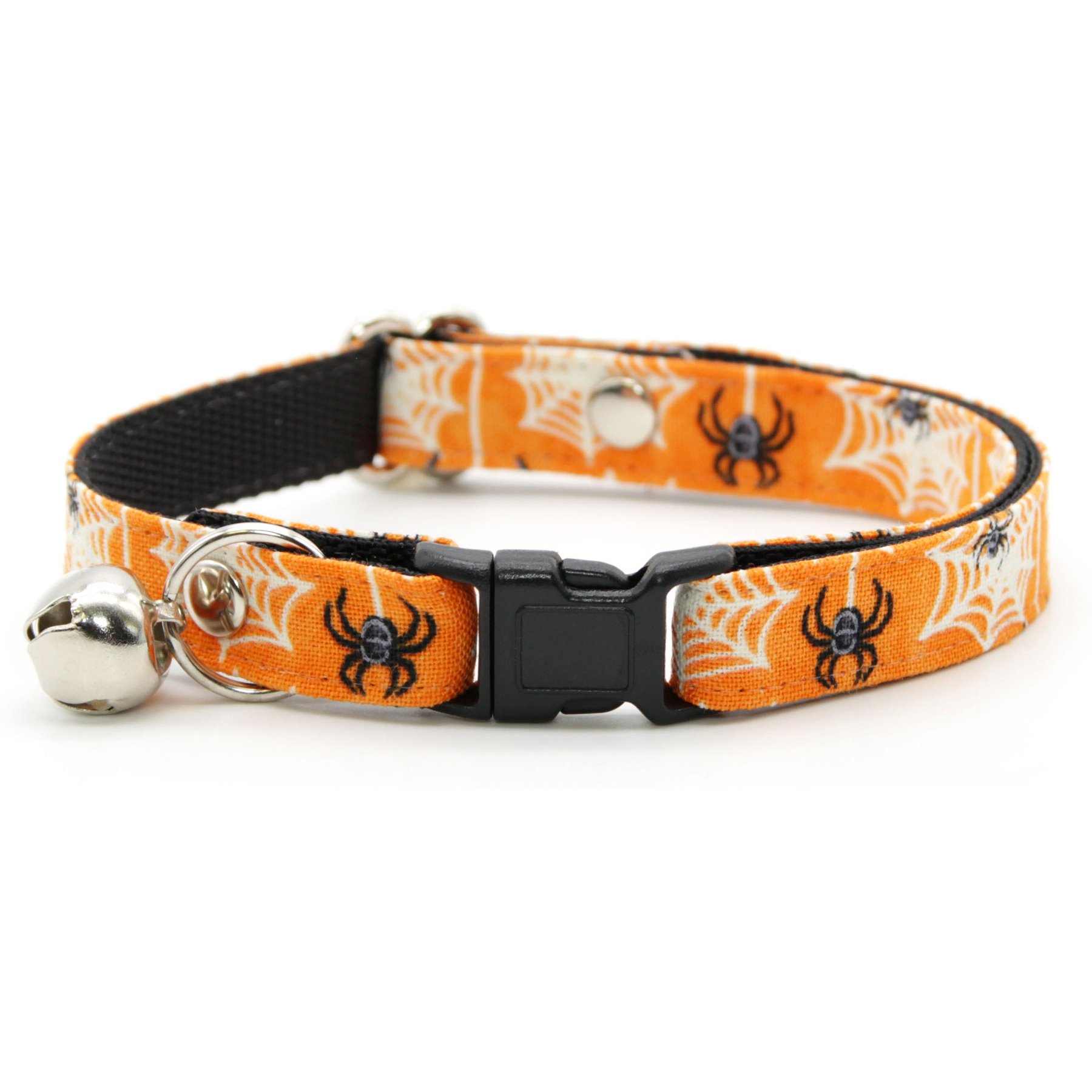 Made By Cleo Spooky Spiderwebs Cat Collar