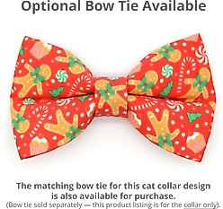 Made By Cleo Christmas Treats Red Cat Collar slide 2 of 4
