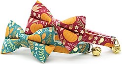 Made By Cleo Pumpkin Patch Cranberry Cat Collar slide 2 of 6