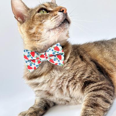 Show full view: Made By Cleo Berry Bramble Cat Collar slide 3 of 4